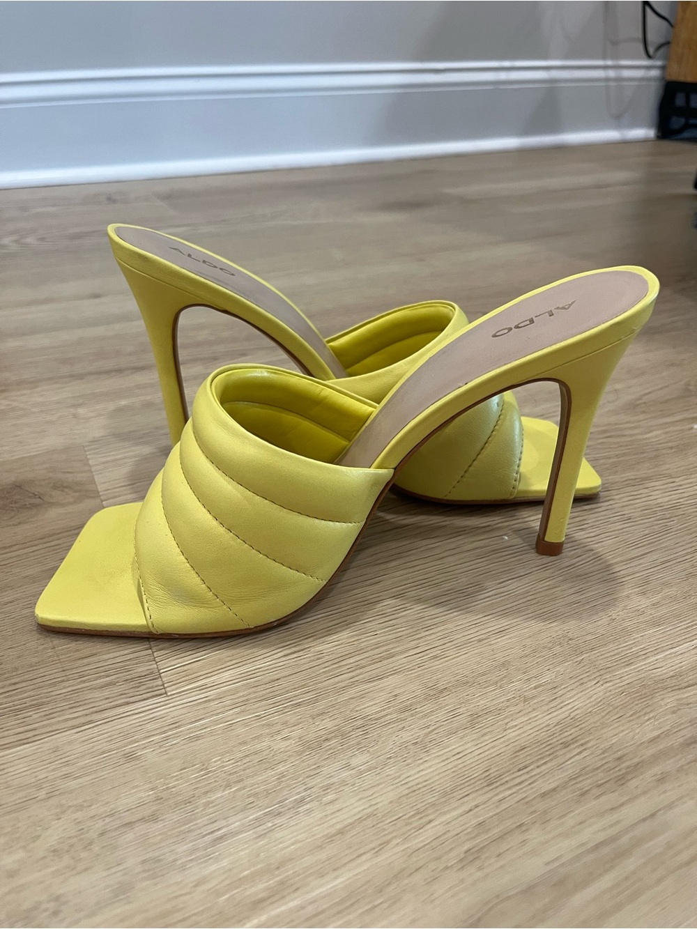 ALDO Lemon Quilted Stiletto Mule